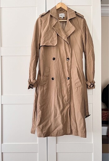 l Beden camel Renk Stradivarius Trençkot