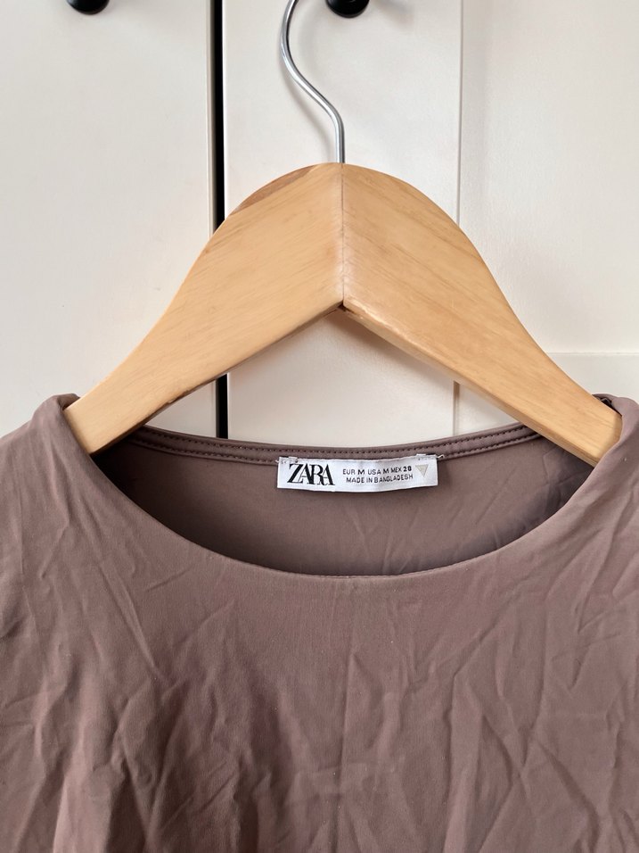 Zara poliamid crop - Görsel 4