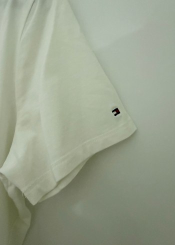 Kadın Beyaz Pamuklu Basic Tişört - Görsel 3