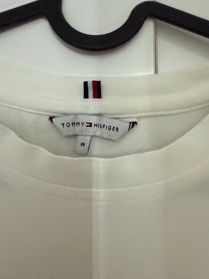 Kadın Beyaz Pamuklu Basic Tişört - Görsel 2