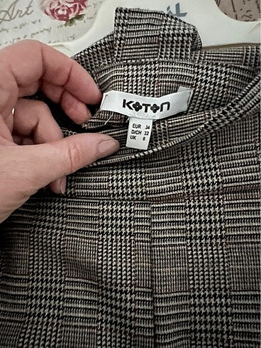 Koton ekose pantolon - Görsel 7