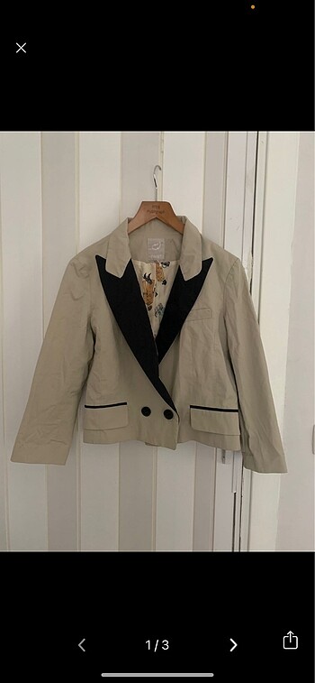 Twist blazer ceket