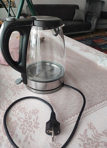 Cam kettle ışıklı 