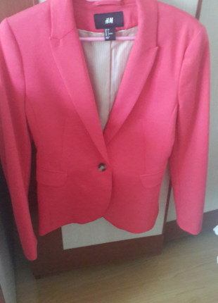 Nar çiçeği blazer ceket