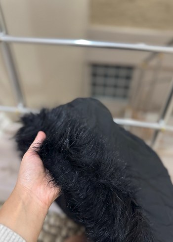 36 Beden siyah Renk Kadın Siyah Kısa Fermuarlı Kış Ceketi