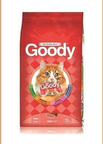 Goody Etli Kedi Maması 15 kg