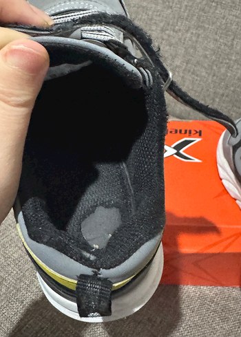 Gri Erkek Çocuk Sneakers Velcro Bağcıklı - Görsel 6