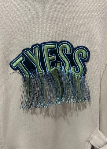 Tyess Bej kız çocuk Püsküllü Sweatshirt - Görsel 2