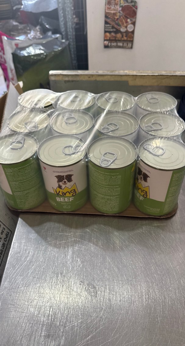 King Beef Sığır Etli Köpek Konservesi 12'li Paket - Görsel 3