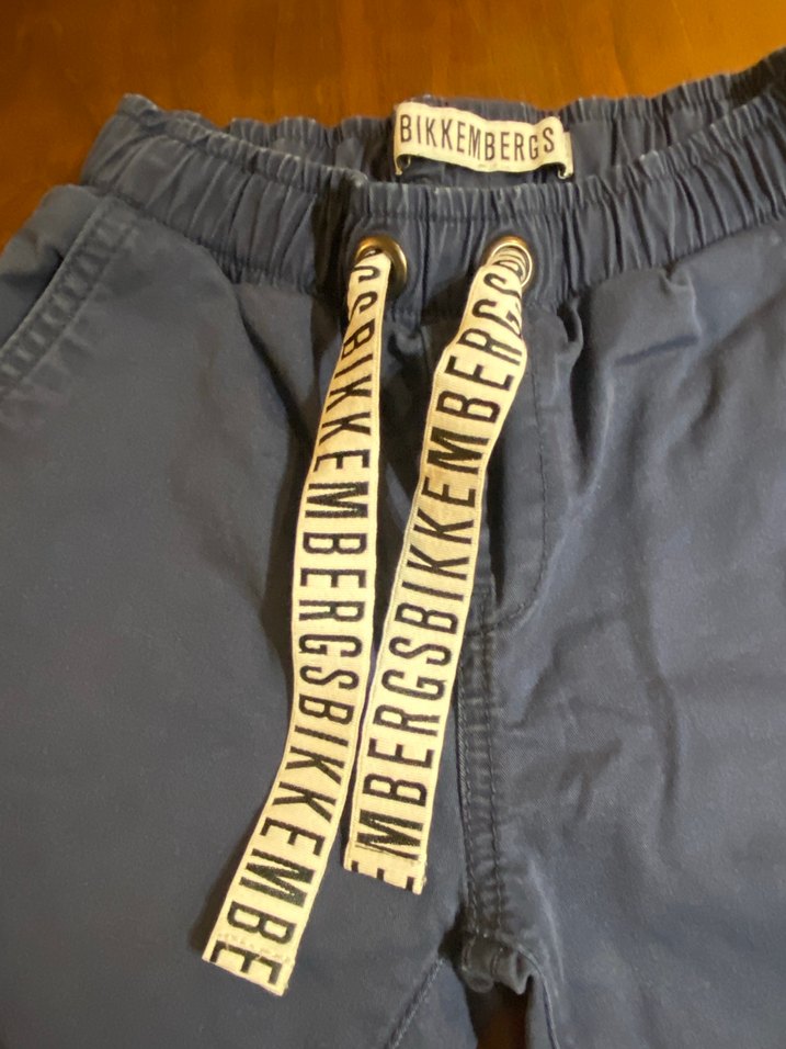 Bikkembergs Erkek Çocuk lacivert kanvas Pantolon - Görsel 2