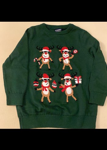 Lc waikiki Erkek Çocuk yılbaşı temalı kazak - Görsel 3