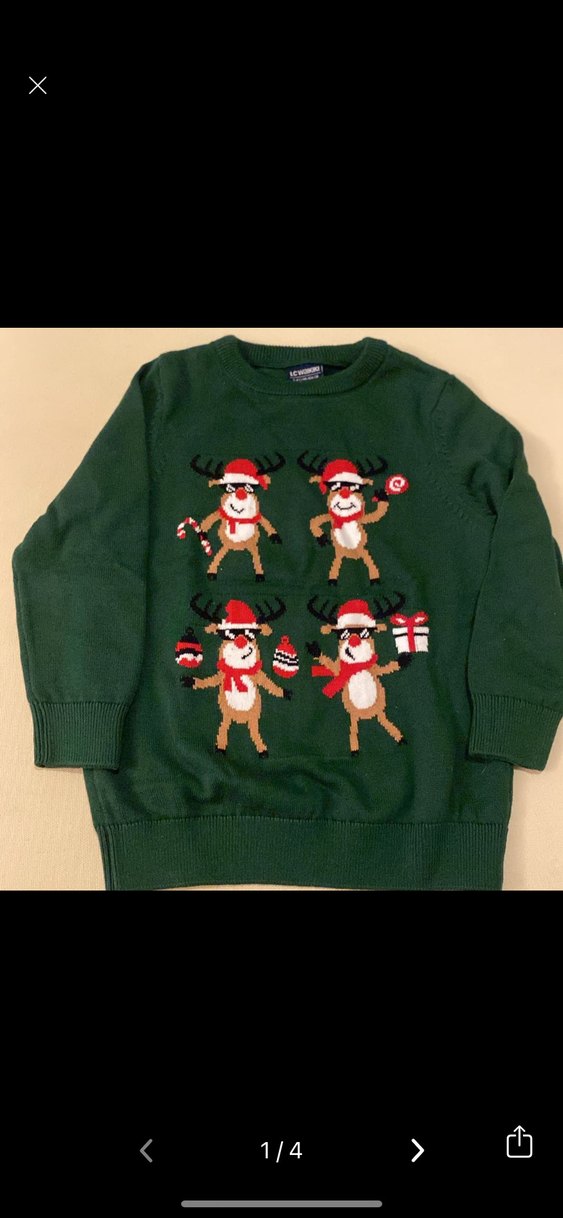 Lc waikiki Erkek Çocuk yılbaşı temalı kazak - Görsel 3