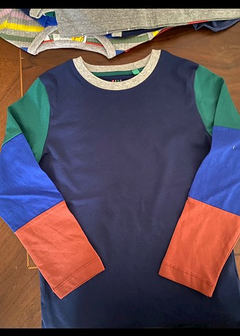 Mini boden Çok Renkli Uzun Kollu Erkek Tişörtü - Görsel 4