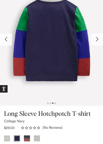 Mini boden Çok Renkli Uzun Kollu Erkek Tişörtü - Görsel 2