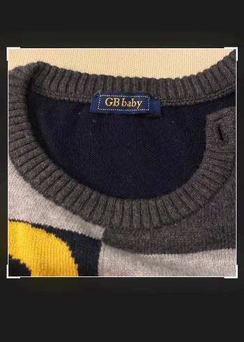 B&G store Renkli Erkek Çocuk Örgü Kazak - Görsel 4