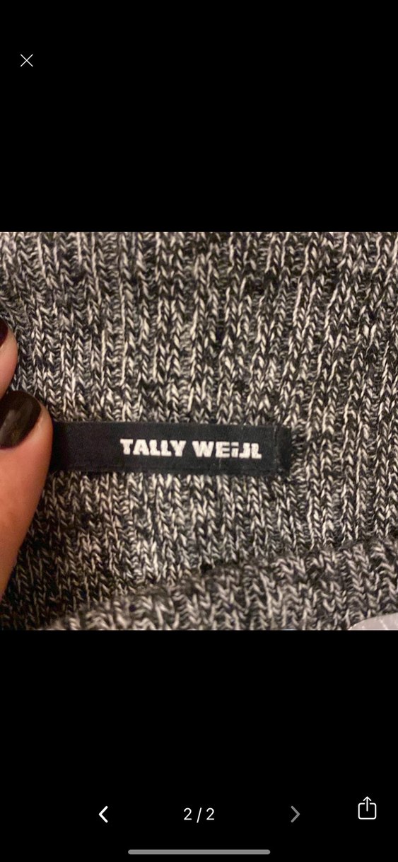 Tally weijl Gri Örgü Kadın Yün Bere - Görsel 2