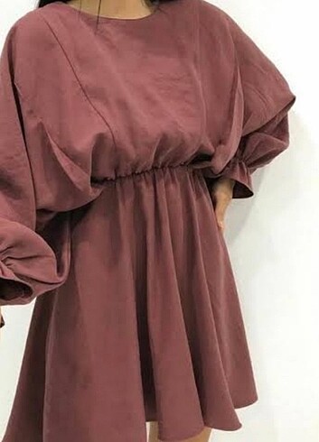 Zara Zara mürdüm elbise