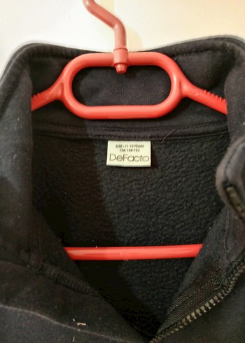 Erkek  çocuk Siyah Fermuarlı Sweatshirt - Görsel 3