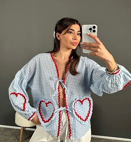 Zara pötikare gömlek
