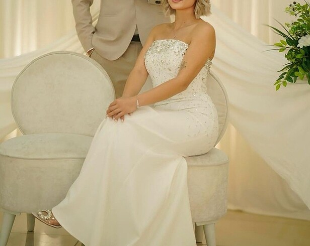 38 Beden Nikah düğün elbisesi Abiye Gelinlik Bride