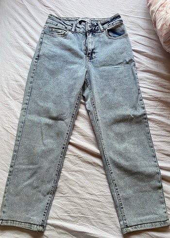 Taşlı jean - Görsel 4