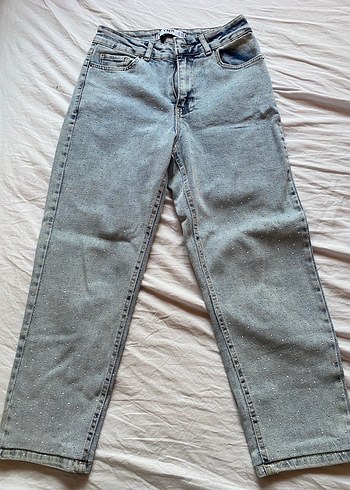 Taşlı jean - Görsel 2