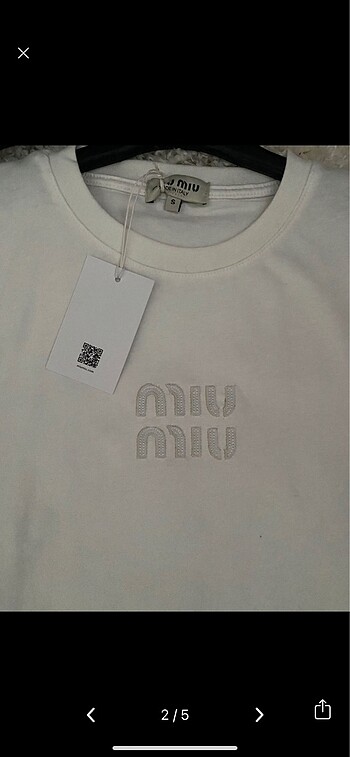 Miu Miu Mıu Miu tshirt