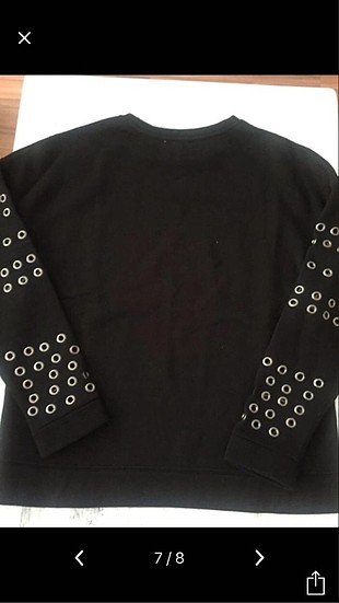 s Beden siyah Renk Twist Sweatshirt