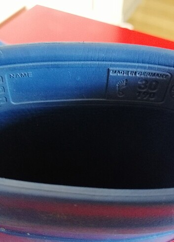 30 Beden mavi Renk Birkenstock bot