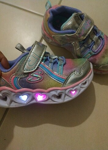 23 Beden çeşitli Renk Skechers ışıklı ayakkabı 