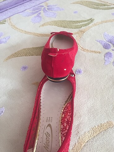 40 Beden kırmızı Renk Kırmızı babet ayakkabı