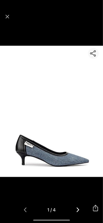 Twist stiletto denim