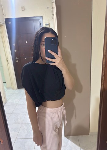 Crop top bluz - Görsel 2