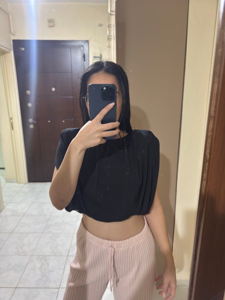 Crop top bluz  - Görsel 3