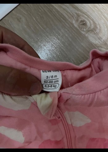 Pembe Puantiyeli Bebek Tulumu Fermuarlı - Görsel 3