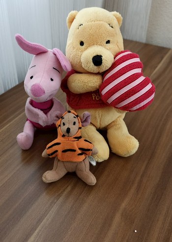 Sevimli Pembe Peluş Oyuncak Seti