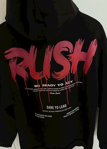 s Beden siyah Renk Siyah Kapüşonlu Kadın Sweatshirt