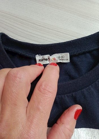 10 yaş tişört ve triko hırka - Görsel 5