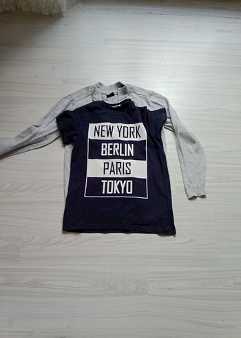 10 yaş tişört ve triko hırka - Görsel 7