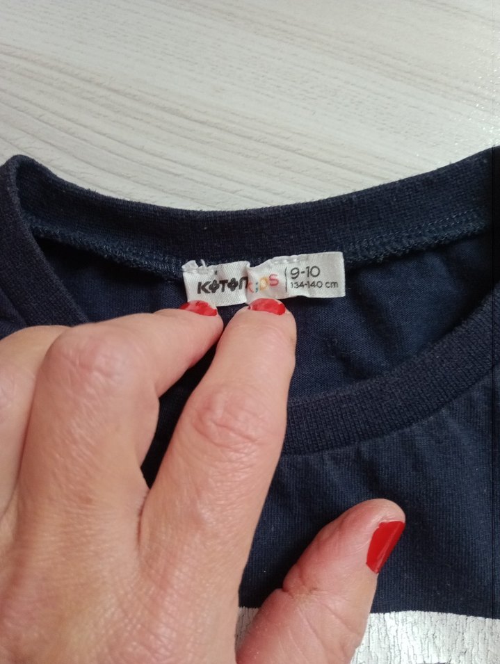 10 yaş tişört ve triko hırka - Görsel 5