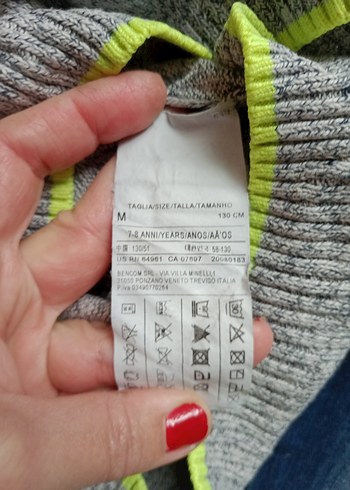 8 yaş Benetton kazak ve kot pantolon - Görsel 8