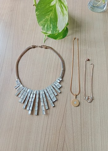 2 kolye 1 bileklik - Görsel 2