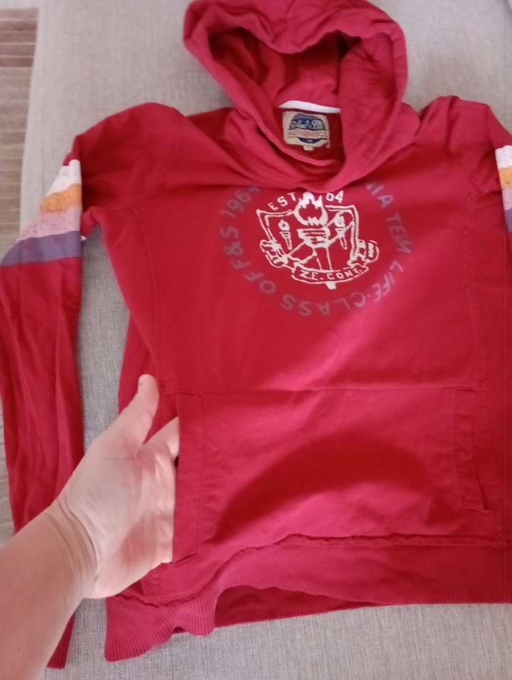 Mudo bordo sweatshirt - Görsel 5