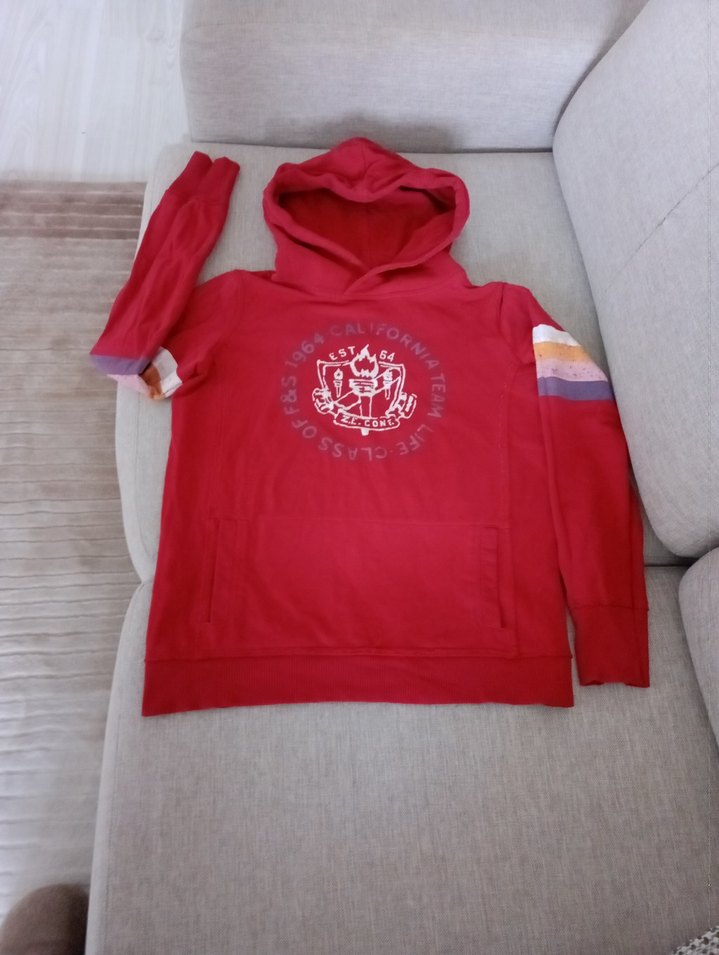 Mudo bordo sweatshirt - Görsel 4