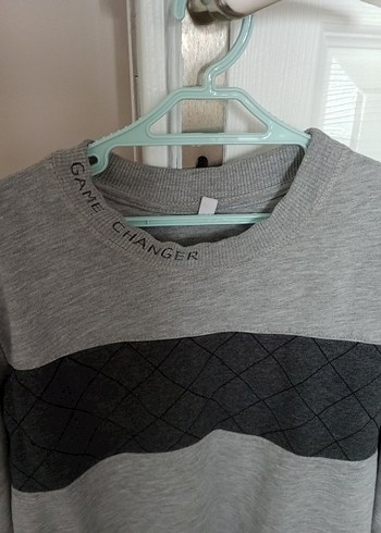 Gri Sweatshirt 11-12 yaş - Görsel 3