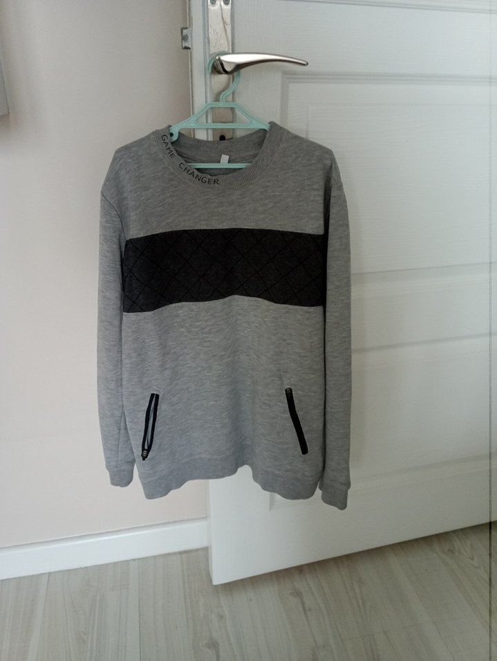 Gri Sweatshirt 11-12 yaş - Görsel 2