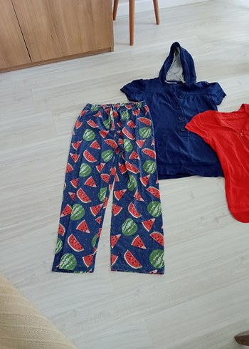 Renkli Kadın Pijama Takımı ve Üstleri - Görsel 2