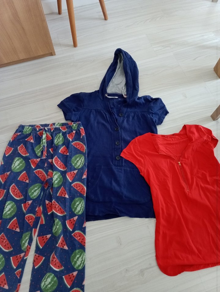 Renkli Kadın Pijama Takımı ve Üstleri - Görsel 4