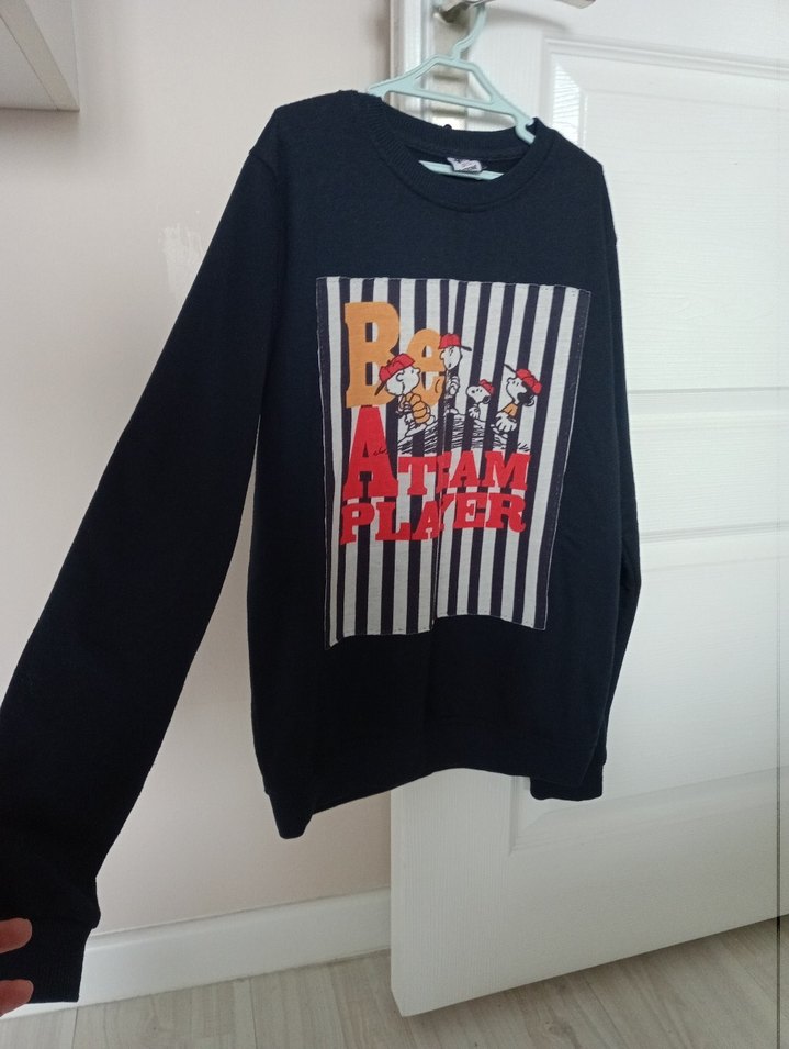 lacivert Sweatshirt 11-12 yaş - Görsel 2