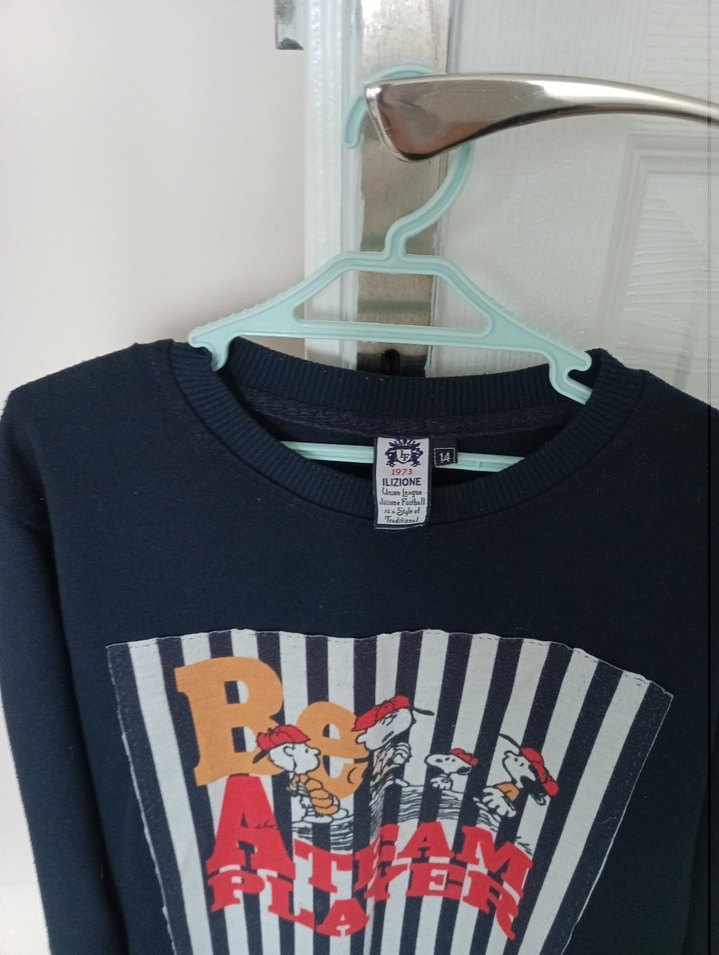 lacivert Sweatshirt 11-12 yaş - Görsel 4